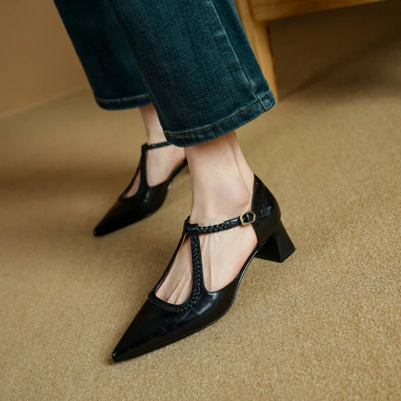 Josephine | Classic Leather Heels