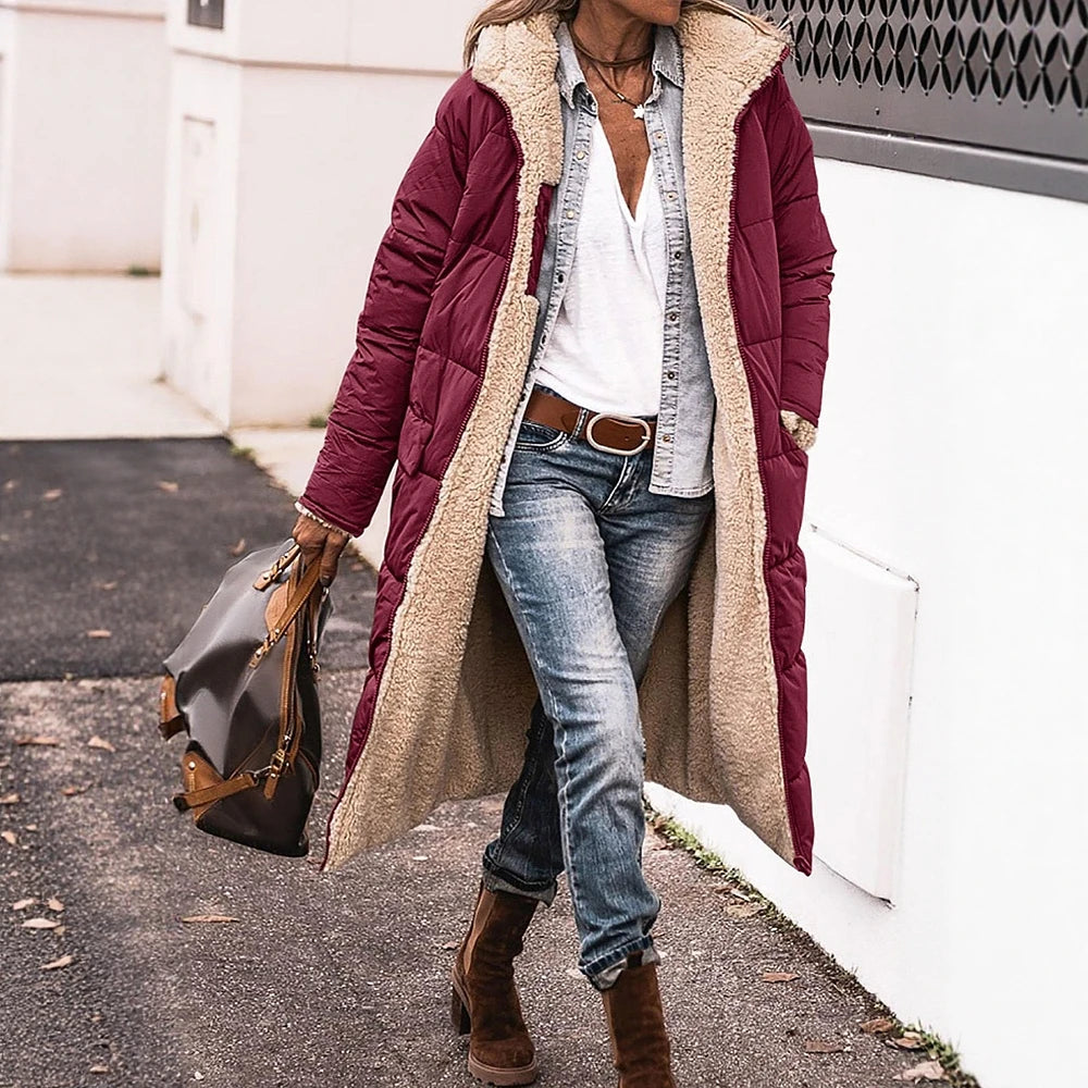 Aspen Long Plush-Lined Winter Coat