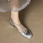 Estelle | Retro Leather Flats