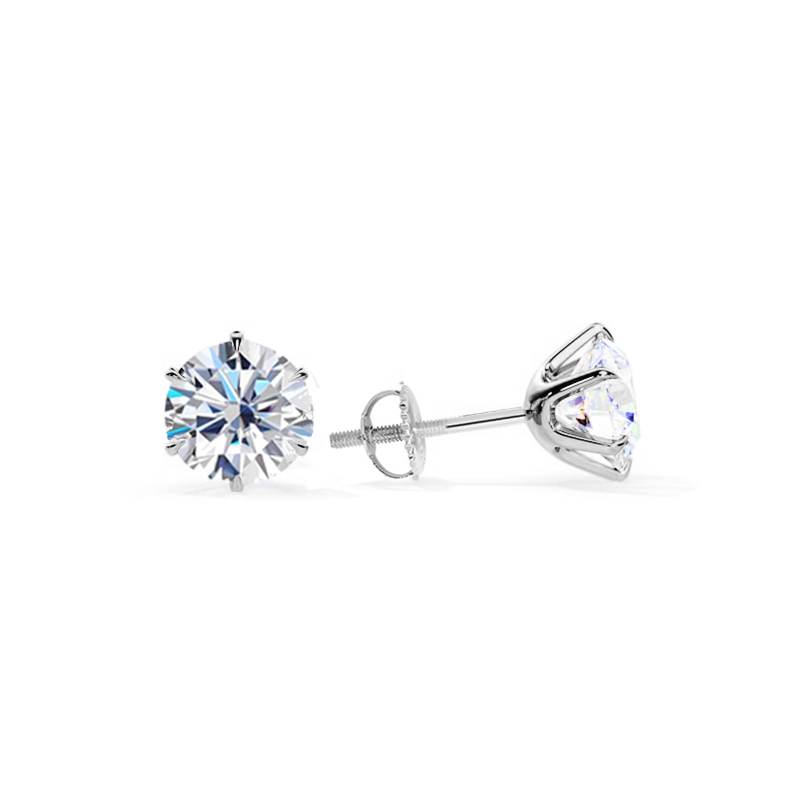 Chic Tera White Gold Earrings