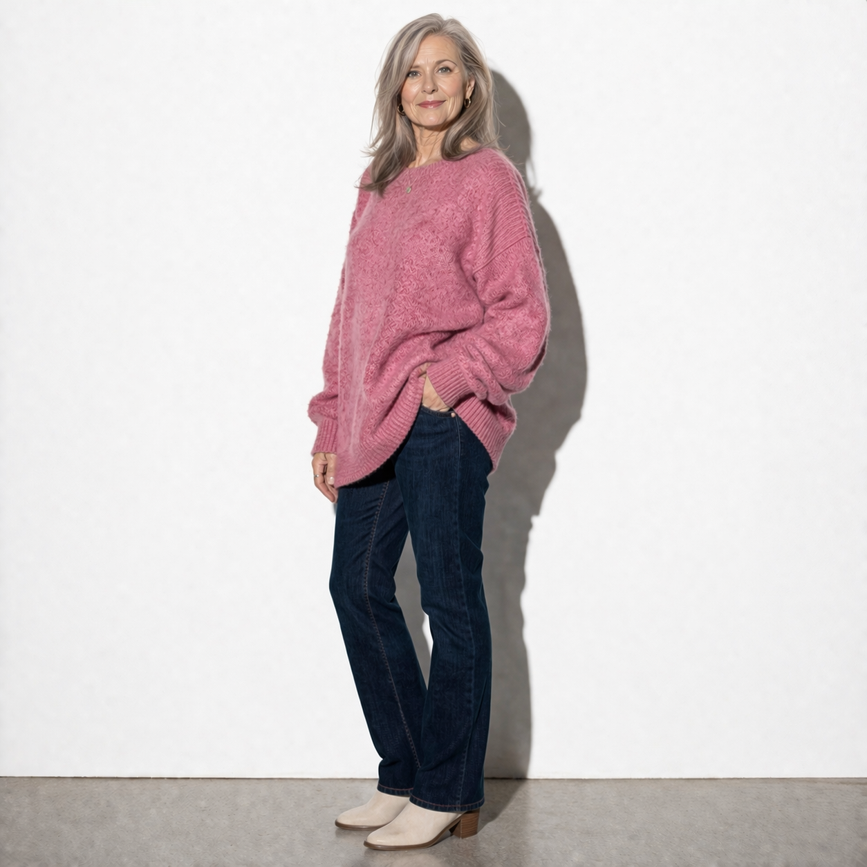 Lunea Mode® | The Soft Grace Oversized Knit Sweater