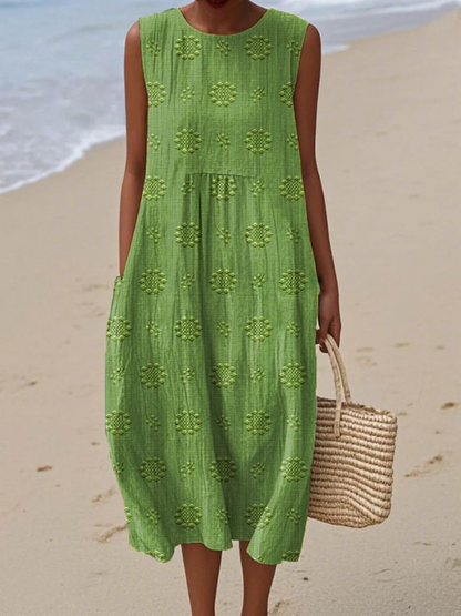 Allison™ Embroidered Midi Dress