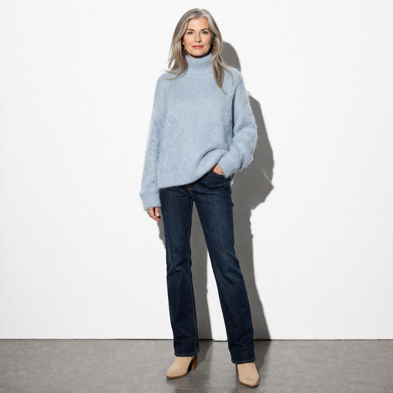 Lunea Mode® | The Ivy - Chunky Turtleneck Knit Pullover