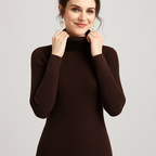 Debra - Ribbed Turtleneck Sweater