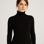 Debra - Ribbed Turtleneck Sweater