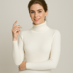 Debra - Ribbed Turtleneck Sweater