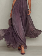 Marie™ | Purple Keyhole Maxi Dress