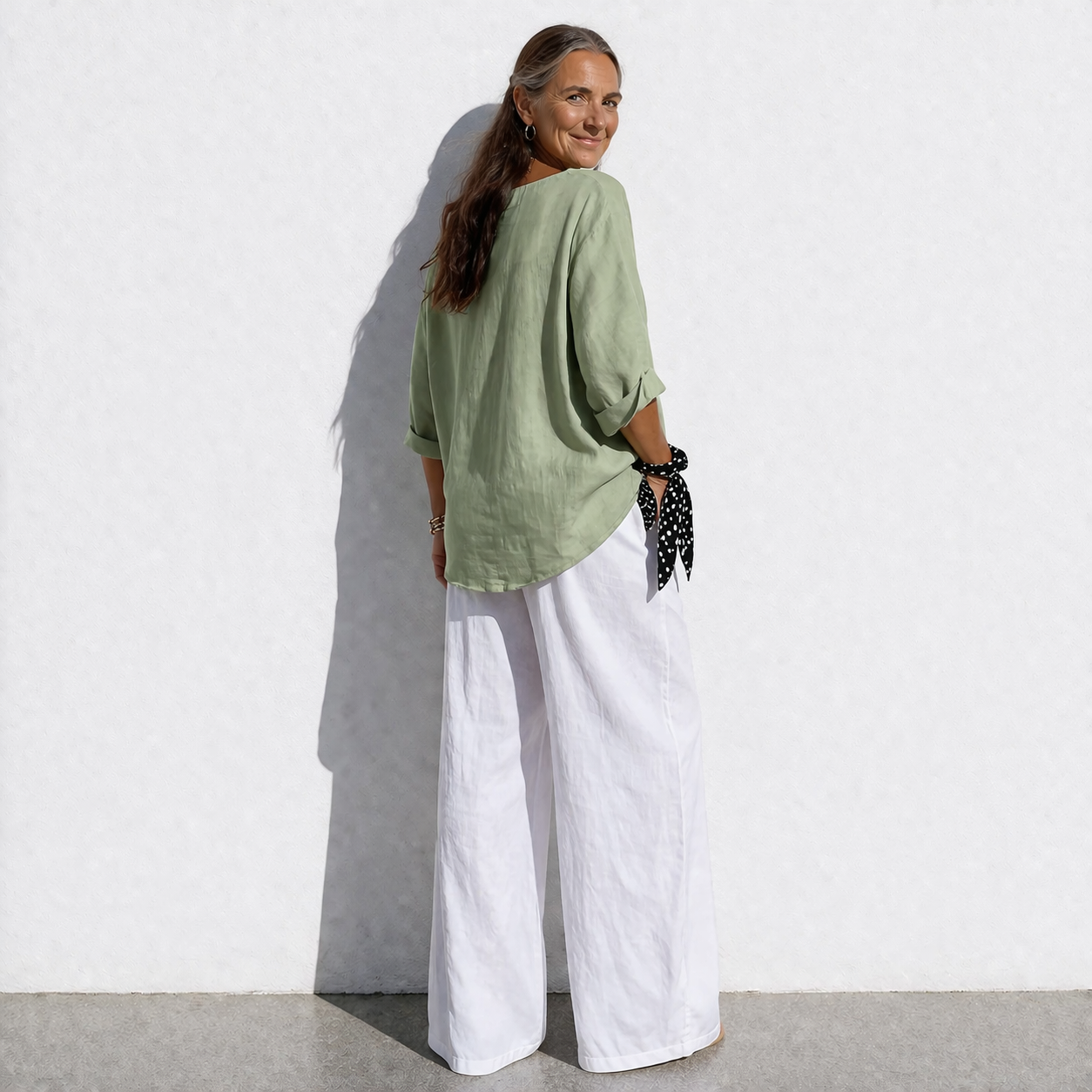 Lunea Mode® | The Margot - Relaxed Pure Cotton Button Blouse