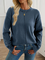 Elisabeth - Long Sleeve Crew Neck Sweater