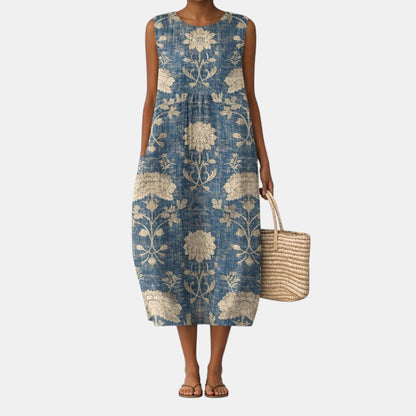 Aurora Classic Floral Midi Dress