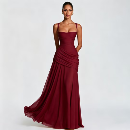 Charlotte Ruched Maxi Dress