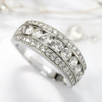 Isabelle | Elegant Silver Stone Ring