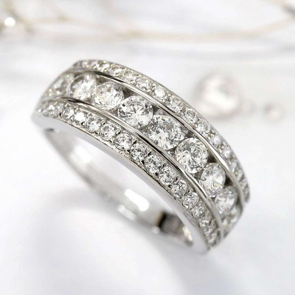 Isabelle | Elegant Silver Stone Ring