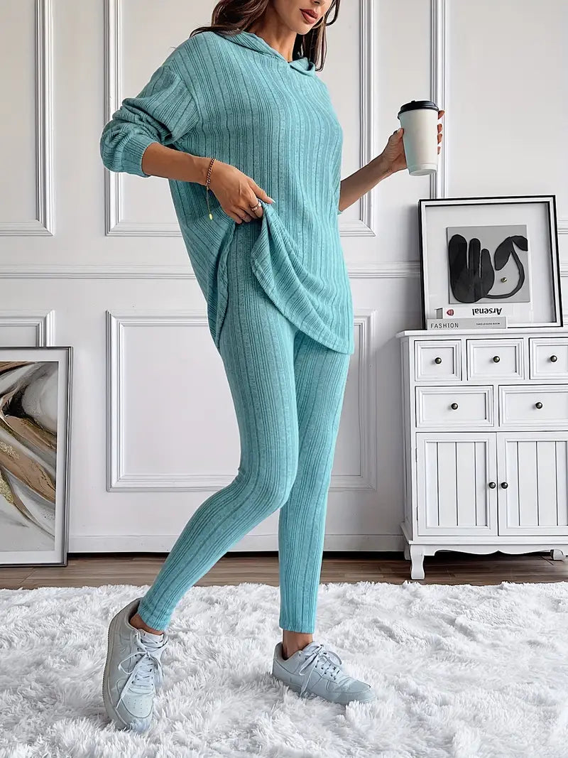 Camden Ribbed Knit Lounge Set