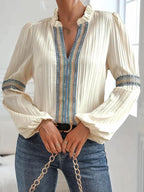 Belle | Stunning V-Neck Blouse