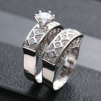 Marina | Cold Wind Zircon Ring Set