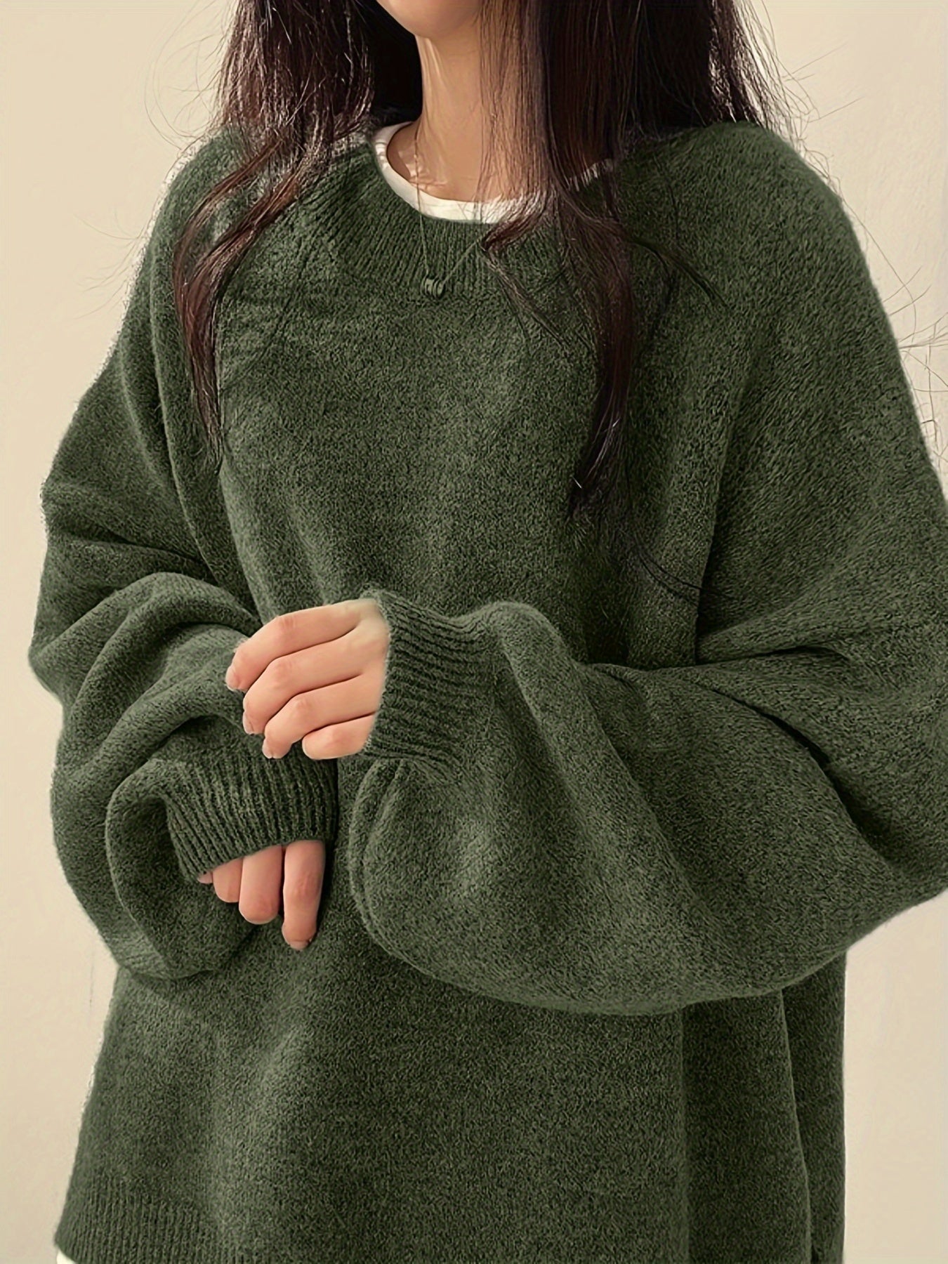 Lunea Mode® | The Soft Grace Oversized Knit Sweater
