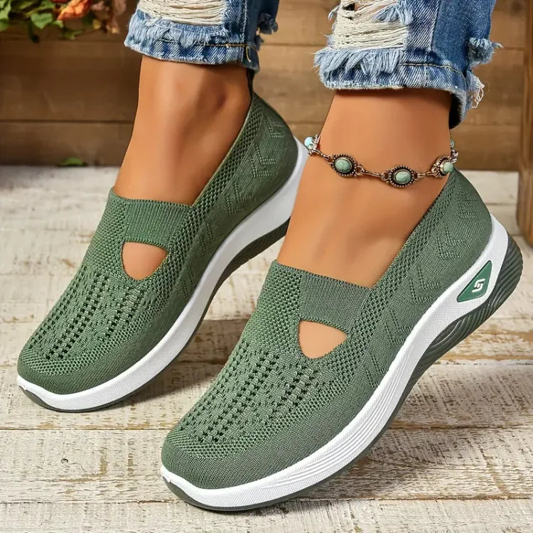 Lunea Mode® | The 'Cloud-Walk' Orthopedic Air-Mesh Loafer
