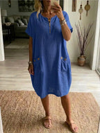 Pascale™ | Zip-Front Maxi Dress-