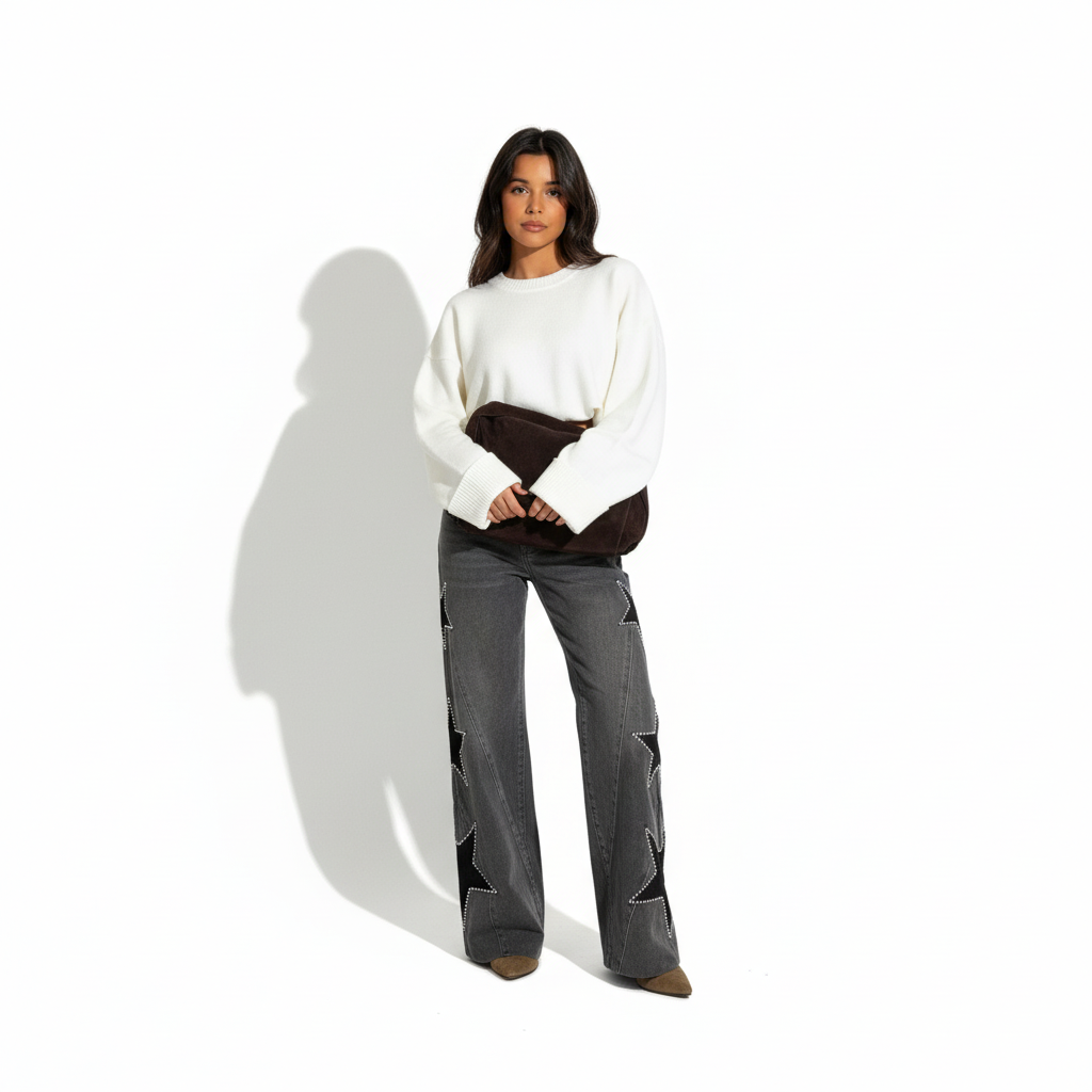 Casual Star Straight Jeans