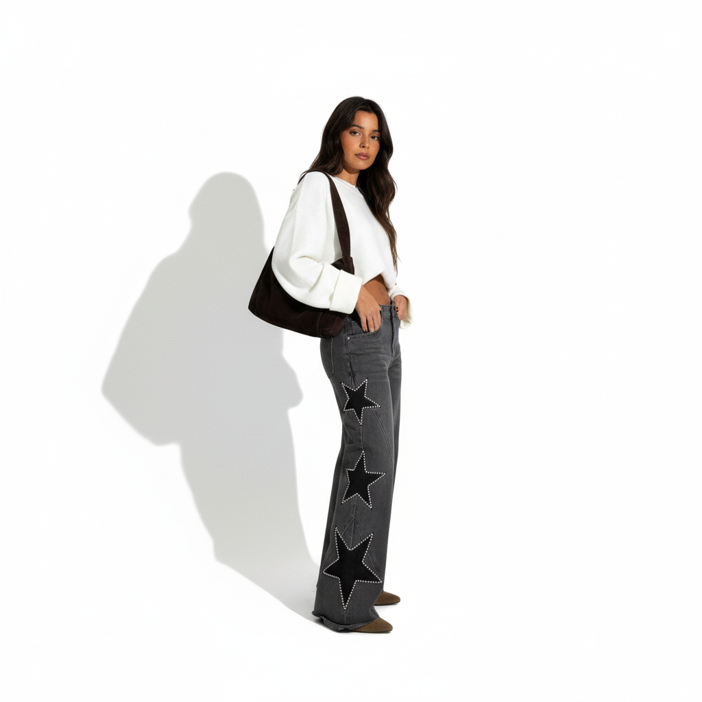 Casual Star Straight Jeans
