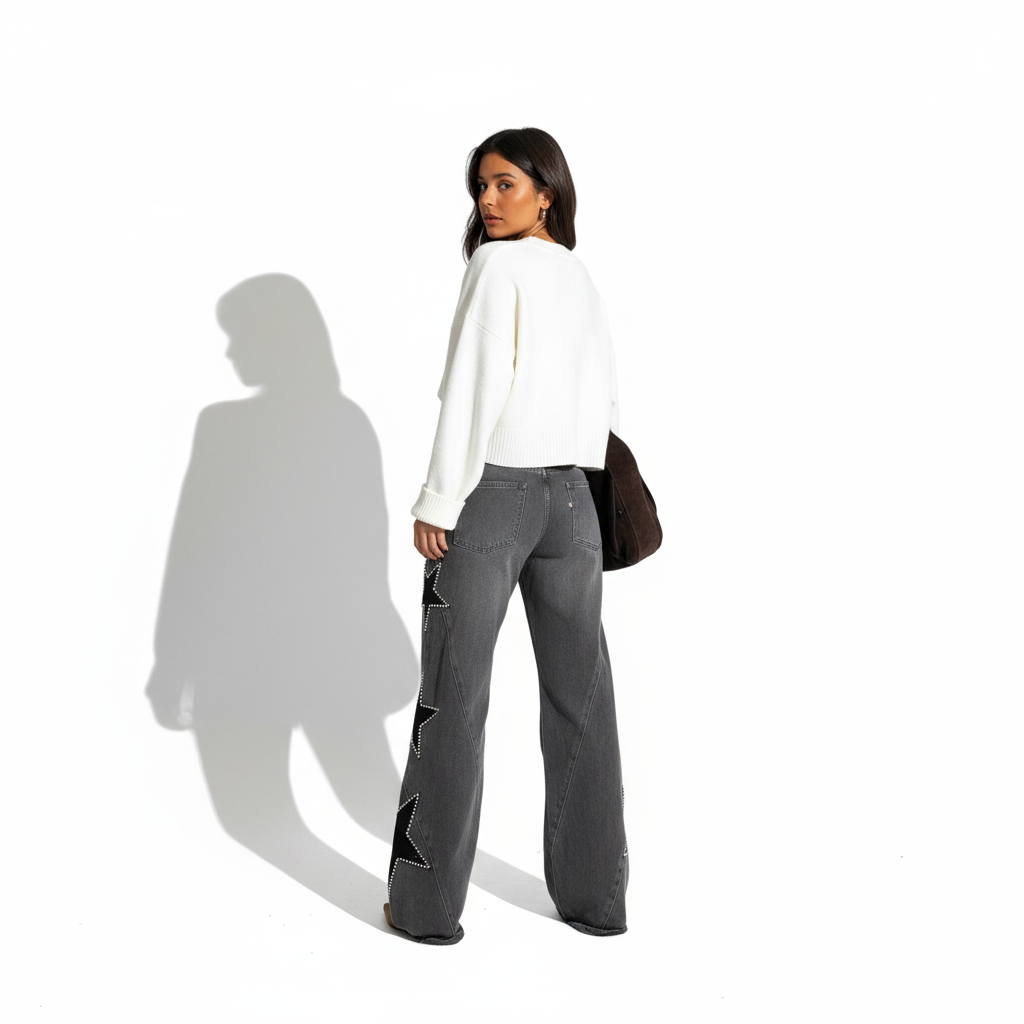 Casual Star Straight Jeans