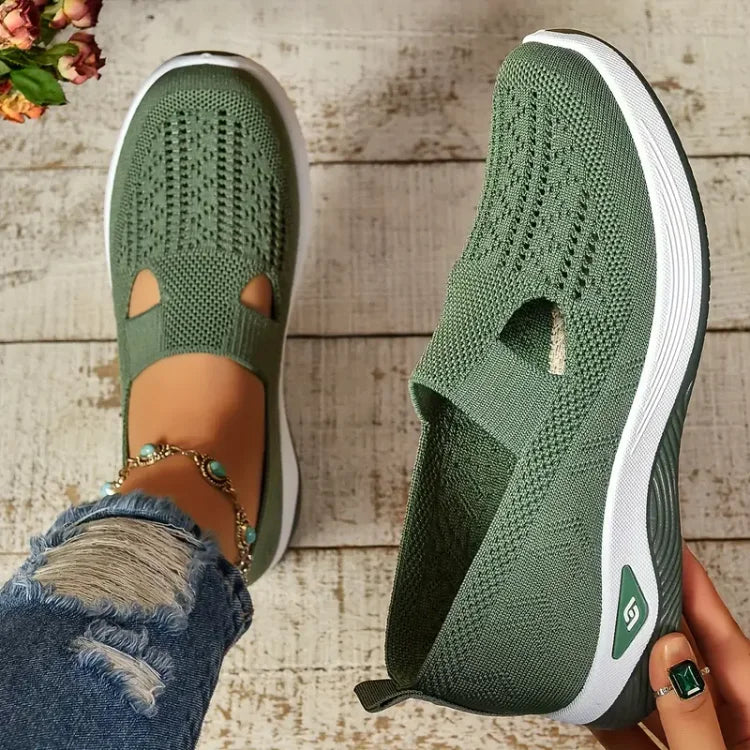 Lunea Mode® | The 'Cloud-Walk' Orthopedic Air-Mesh Loafer