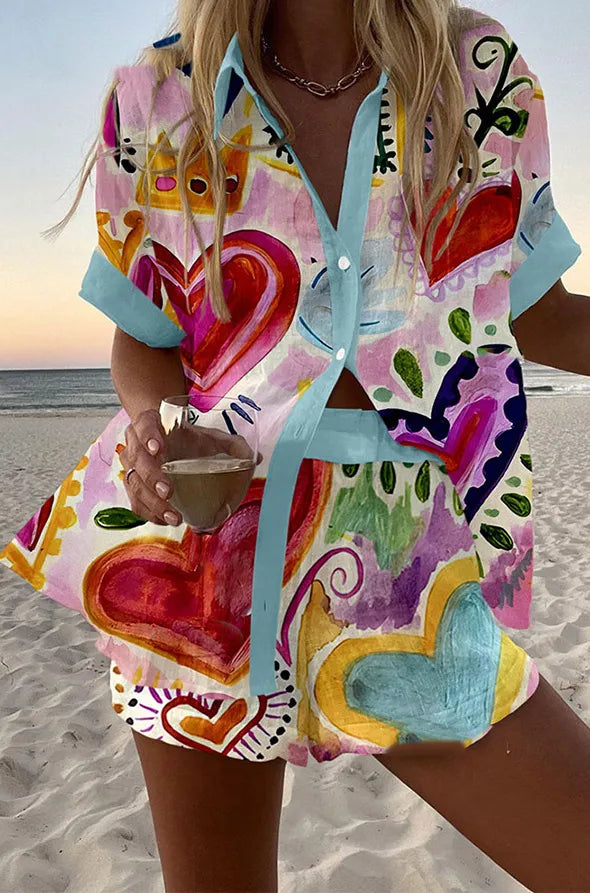 Malwina™ | Summer Top and Shorts Set