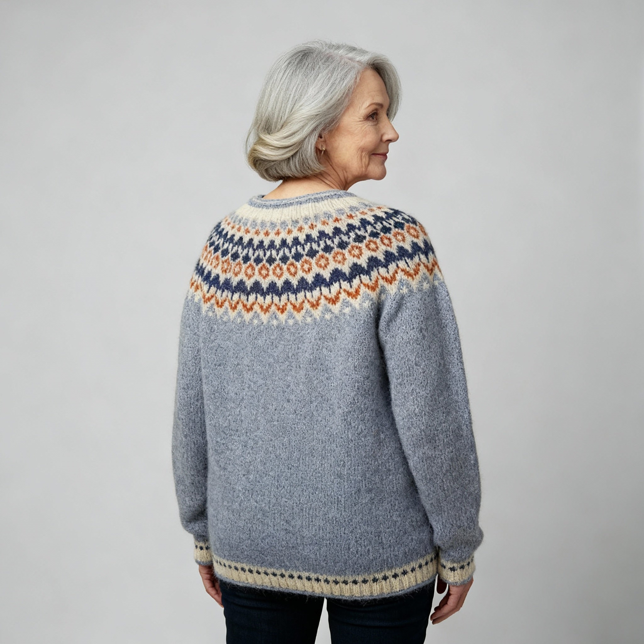 Classic Icelandic Wool Knit Sweater