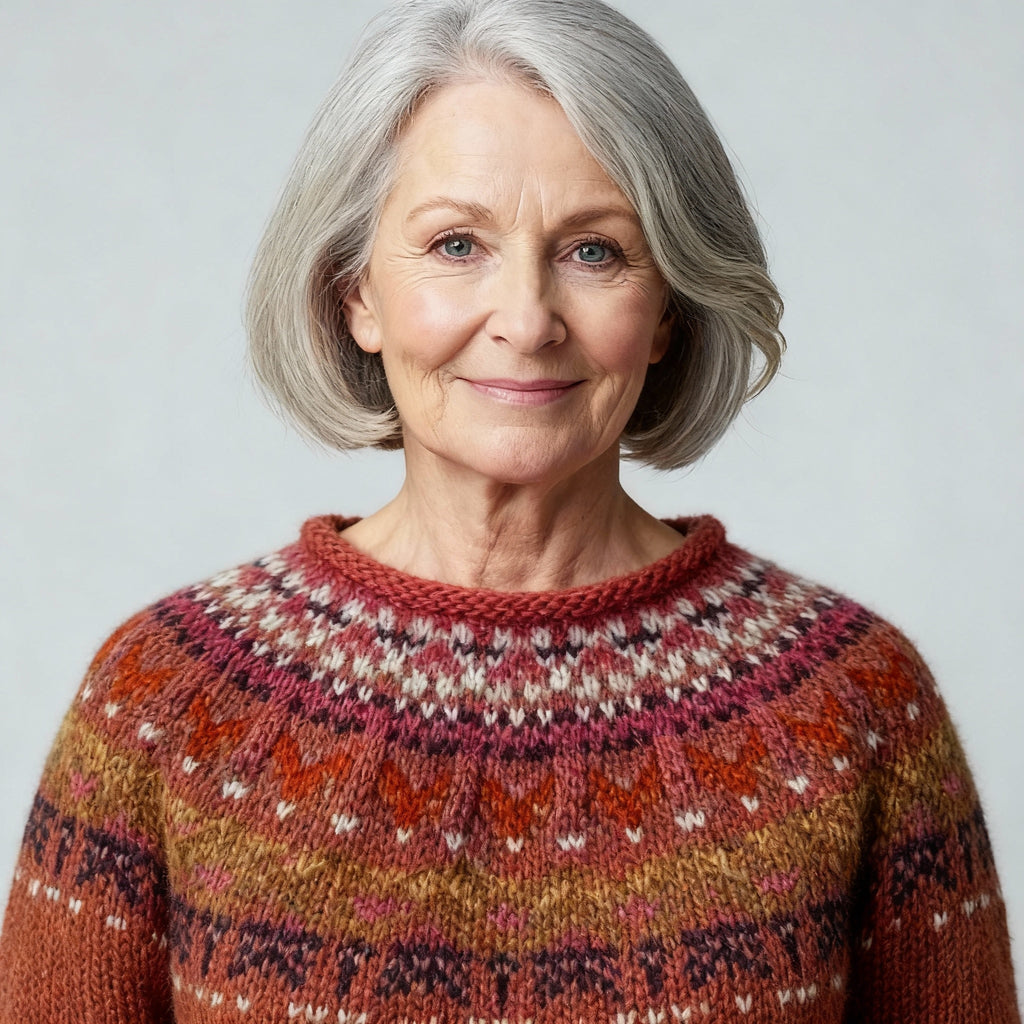 Classic Icelandic Wool Knit Sweater