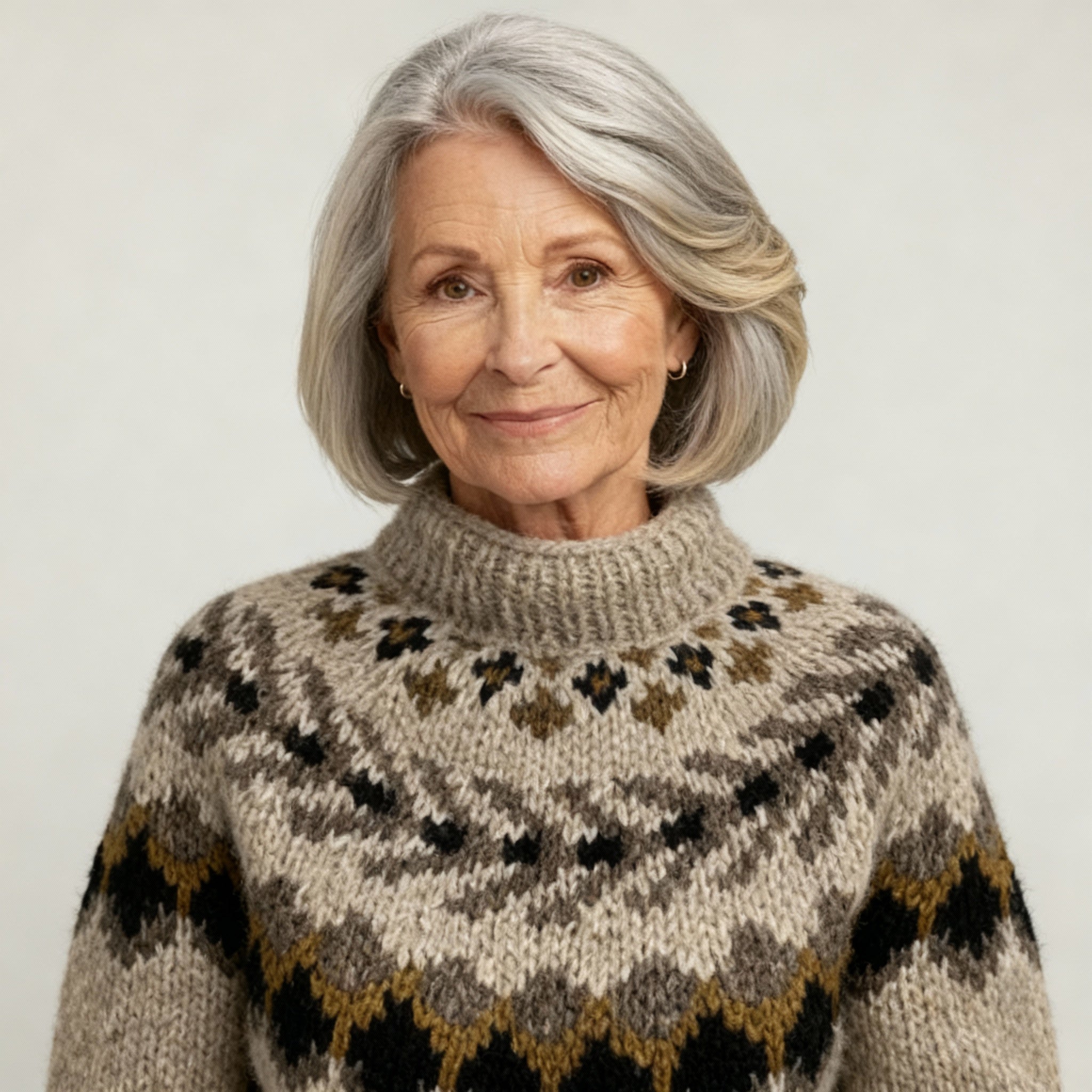 Classic Icelandic Wool Knit Sweater