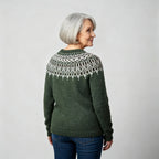 Classic Icelandic Wool Knit Sweater