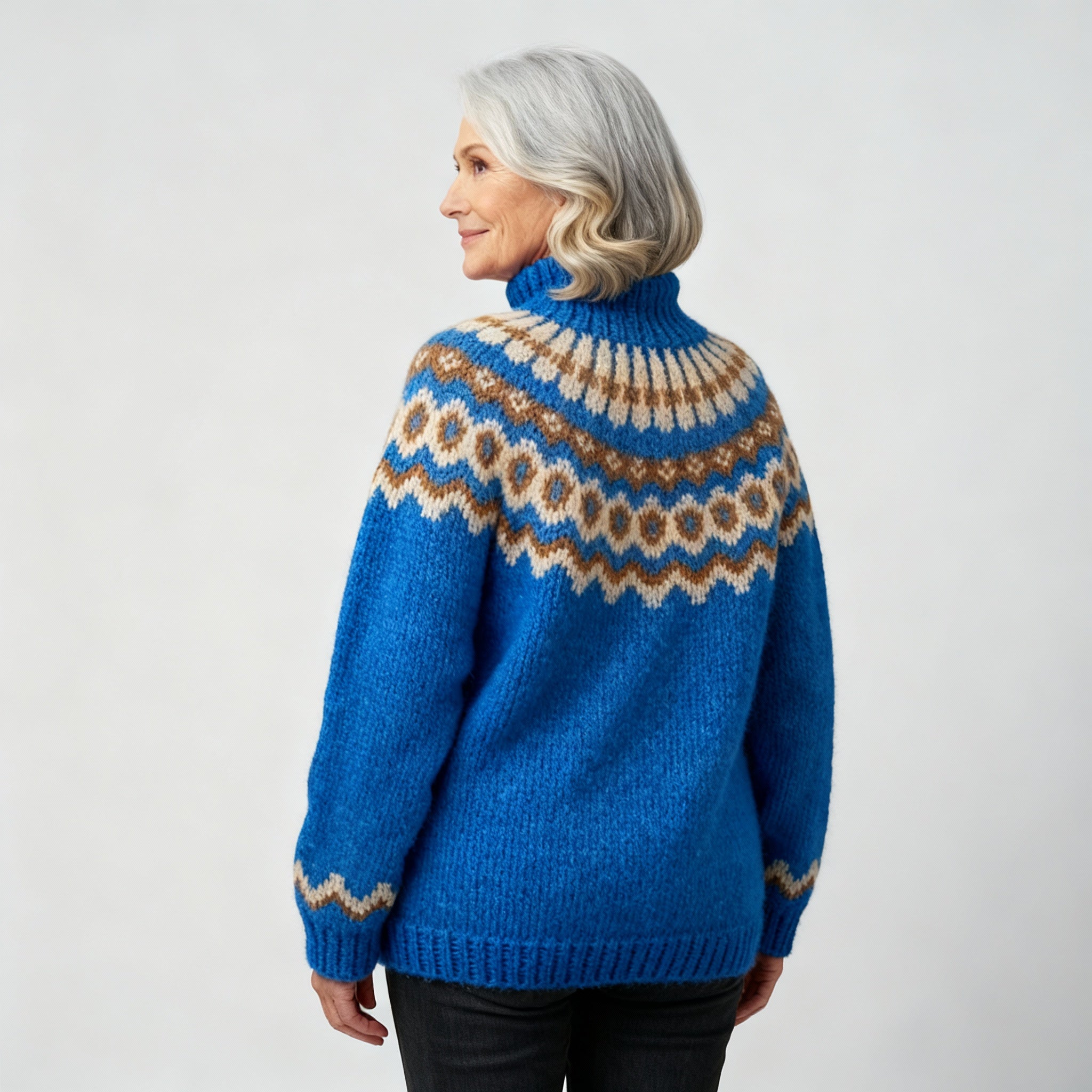 Classic Icelandic Wool Knit Sweater