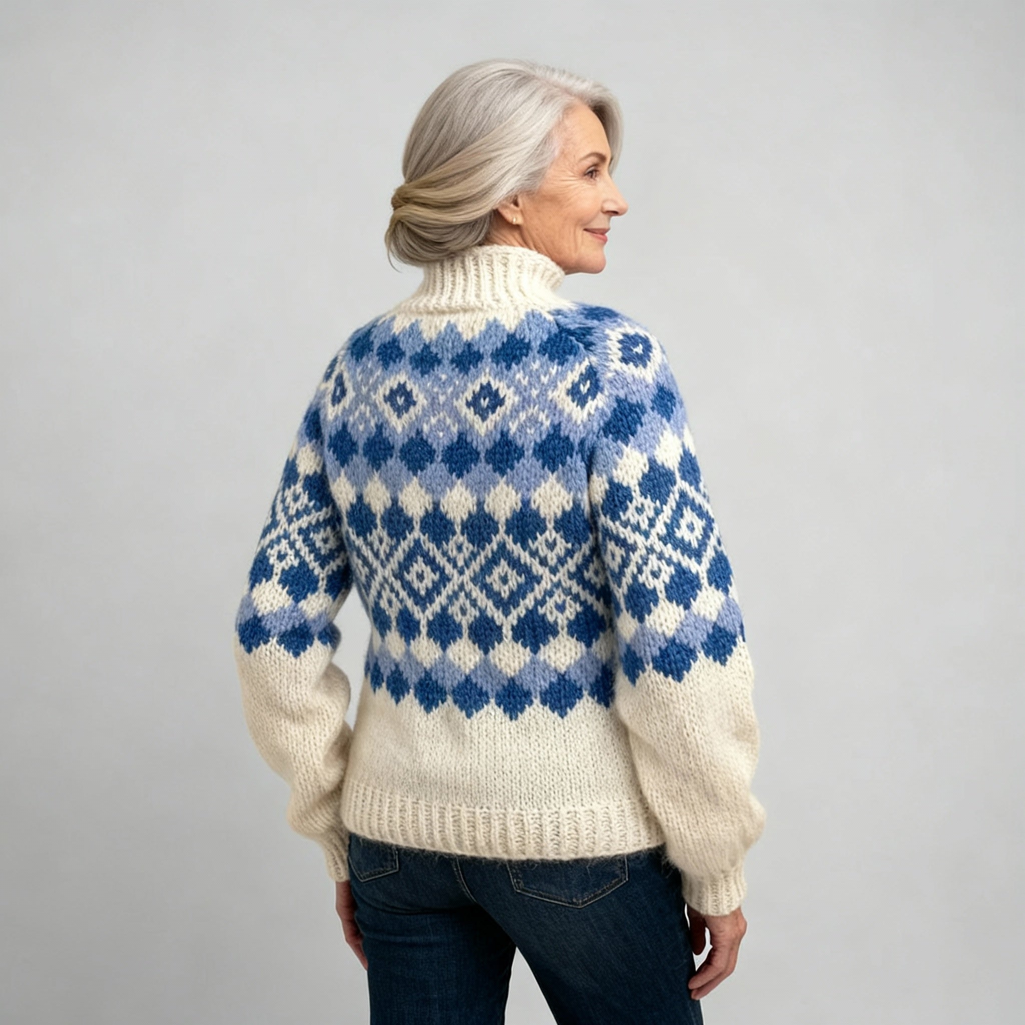 Classic Icelandic Wool Knit Sweater