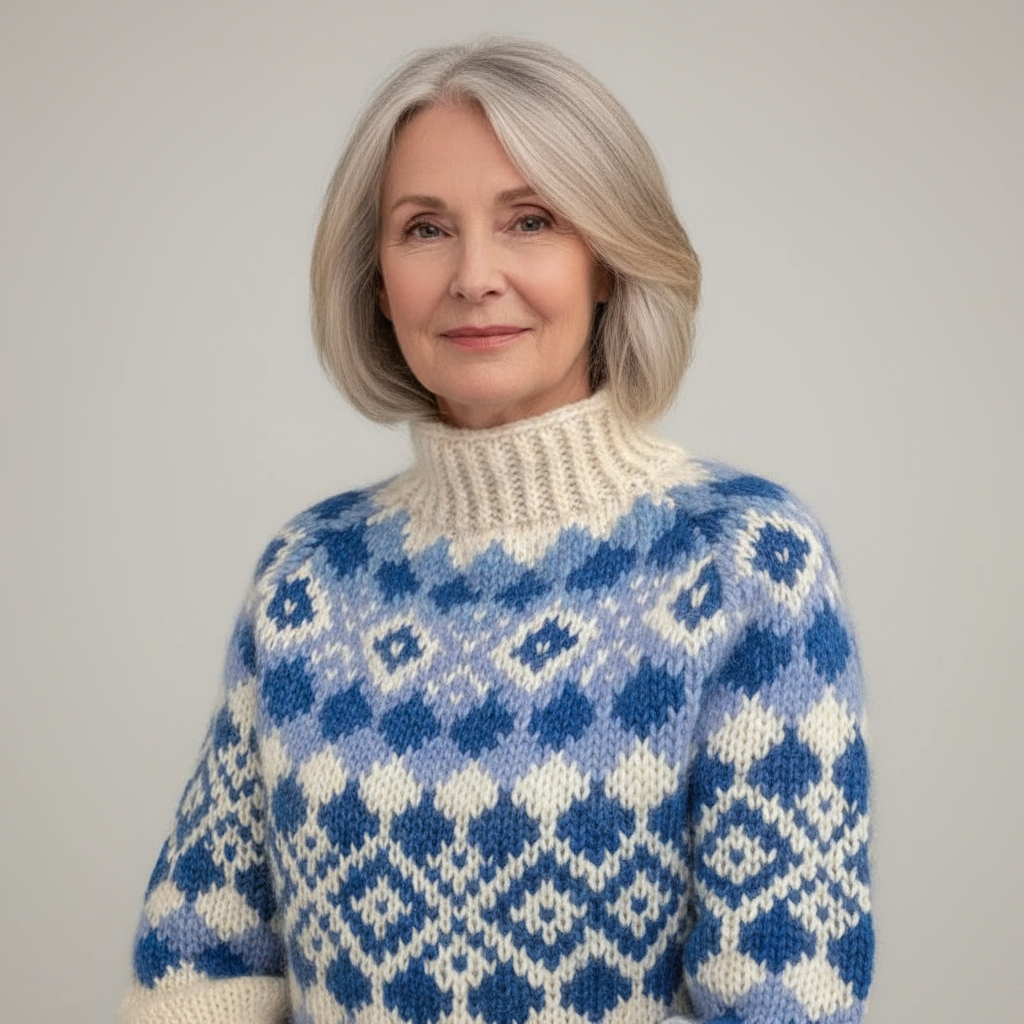 Classic Icelandic Wool Knit Sweater