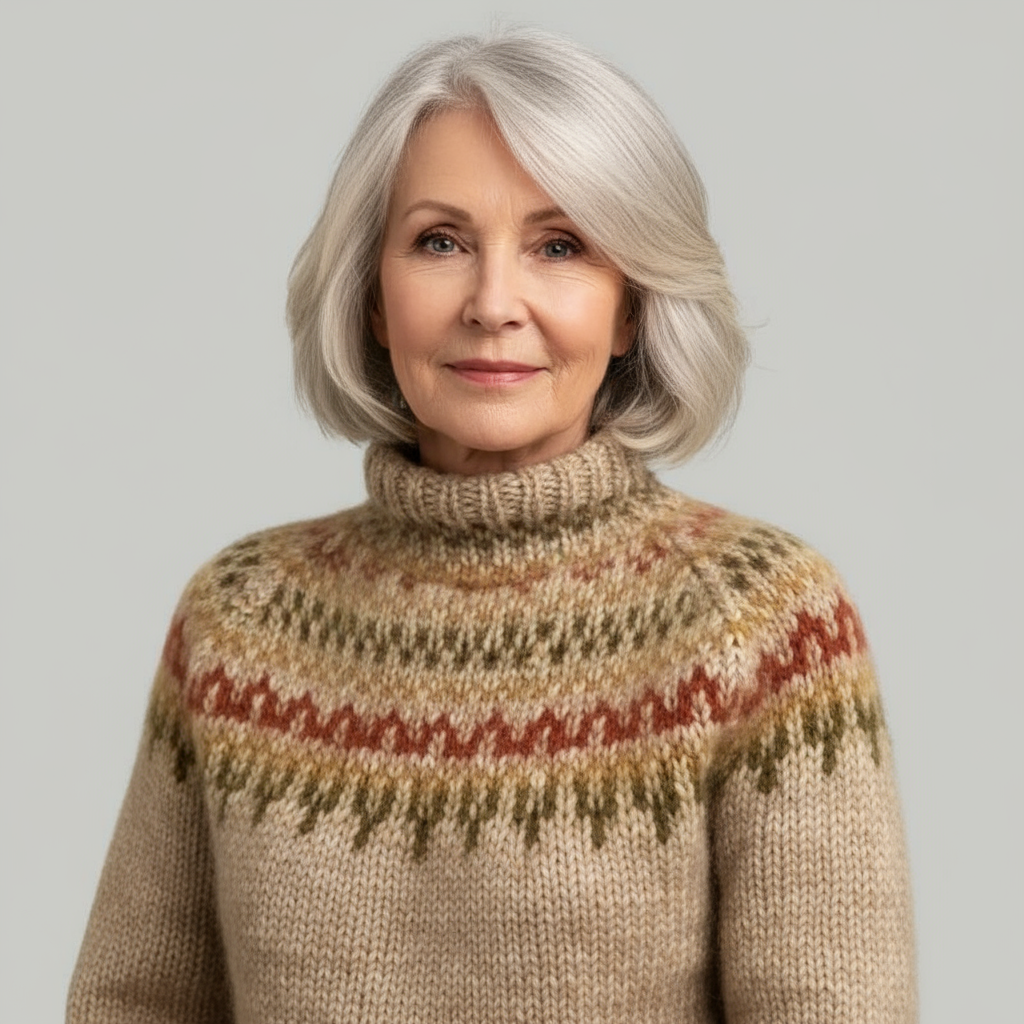 Classic Icelandic Wool Knit Sweater