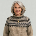 Classic Icelandic Wool Knit Sweater