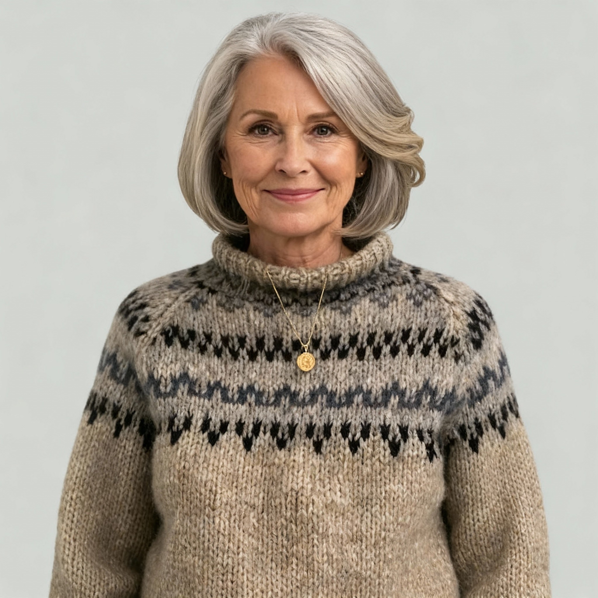 Classic Icelandic Wool Knit Sweater