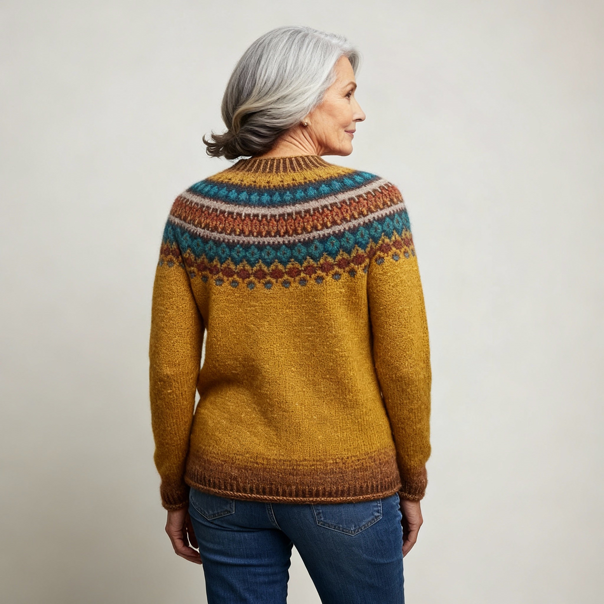 Classic Icelandic Wool Knit Sweater