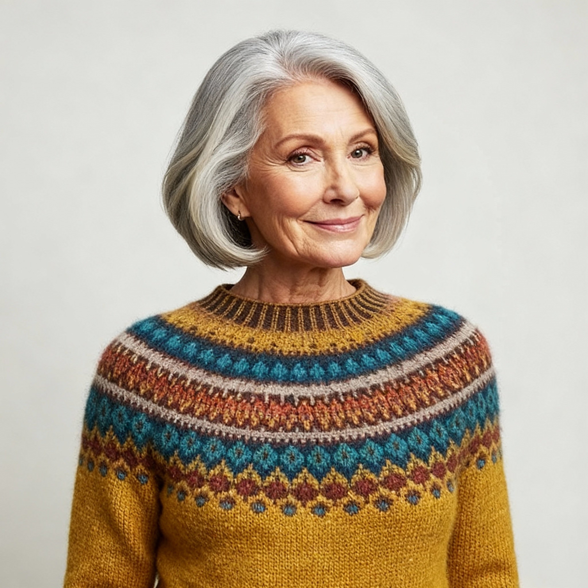 Classic Icelandic Wool Knit Sweater