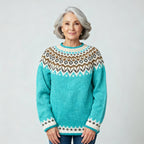 Classic Icelandic Wool Knit Sweater