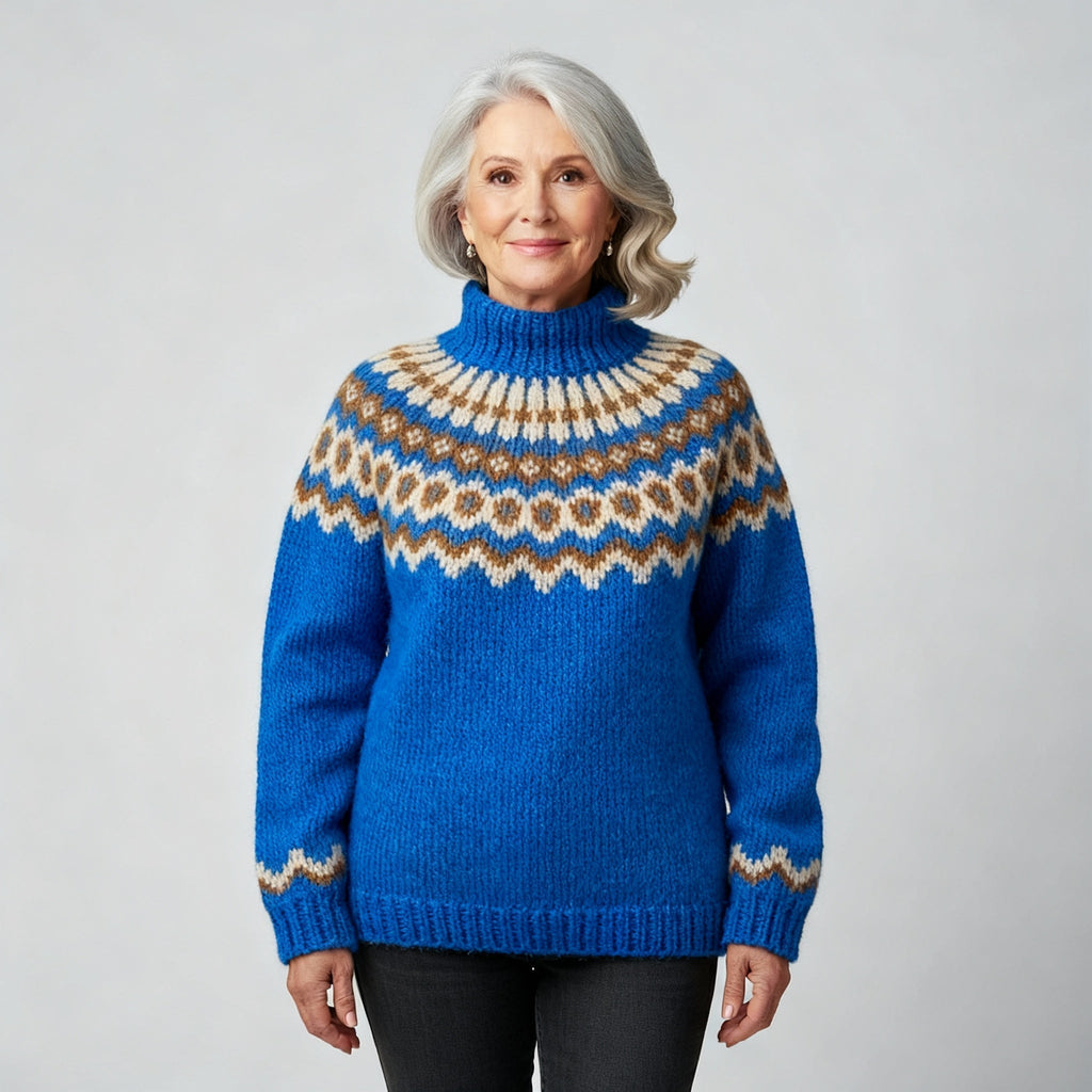 Classic Icelandic Wool Knit Sweater