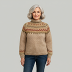 Classic Icelandic Wool Knit Sweater