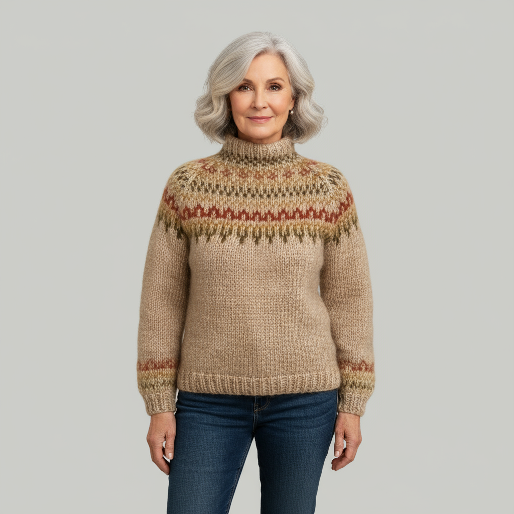 Classic Icelandic Wool Knit Sweater