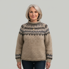 Classic Icelandic Wool Knit Sweater