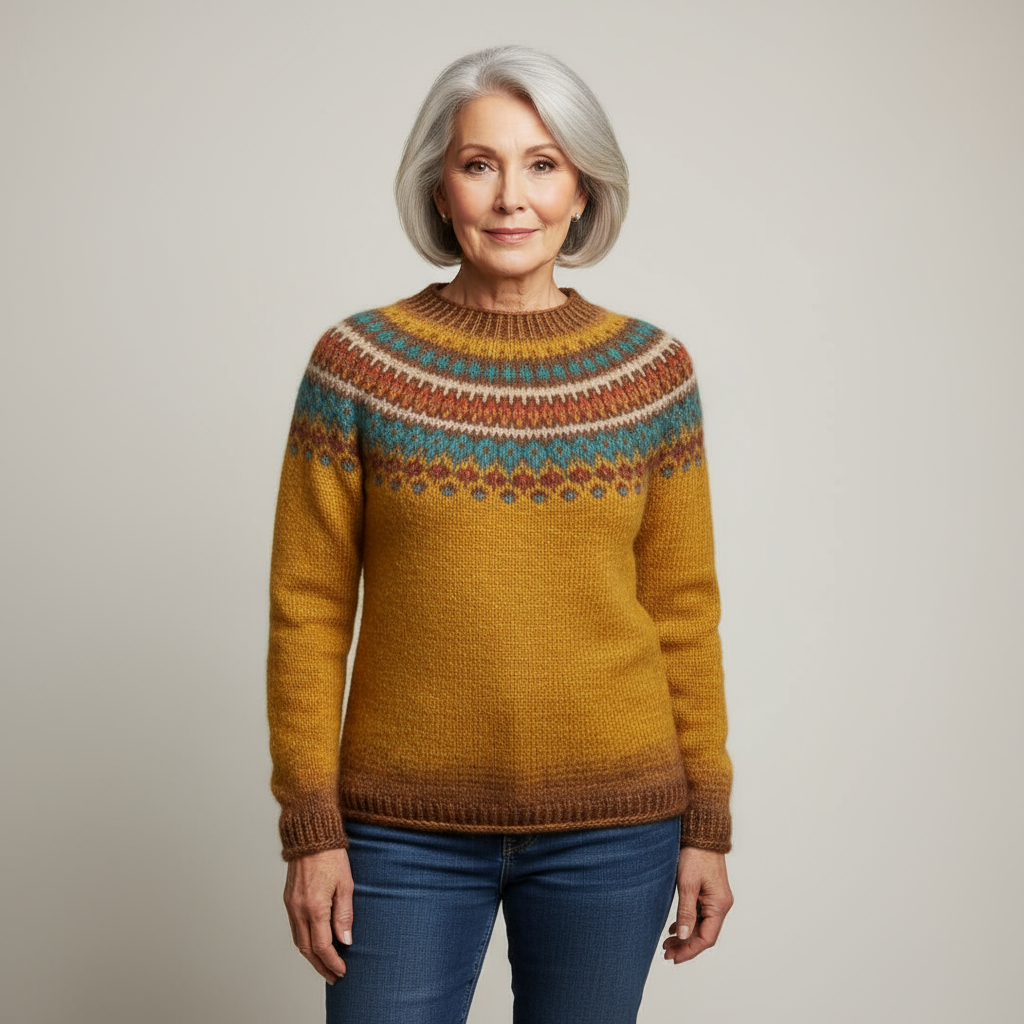 Classic Icelandic Wool Knit Sweater