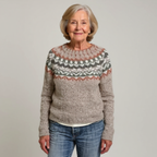 Classic Icelandic Wool Knit Sweater