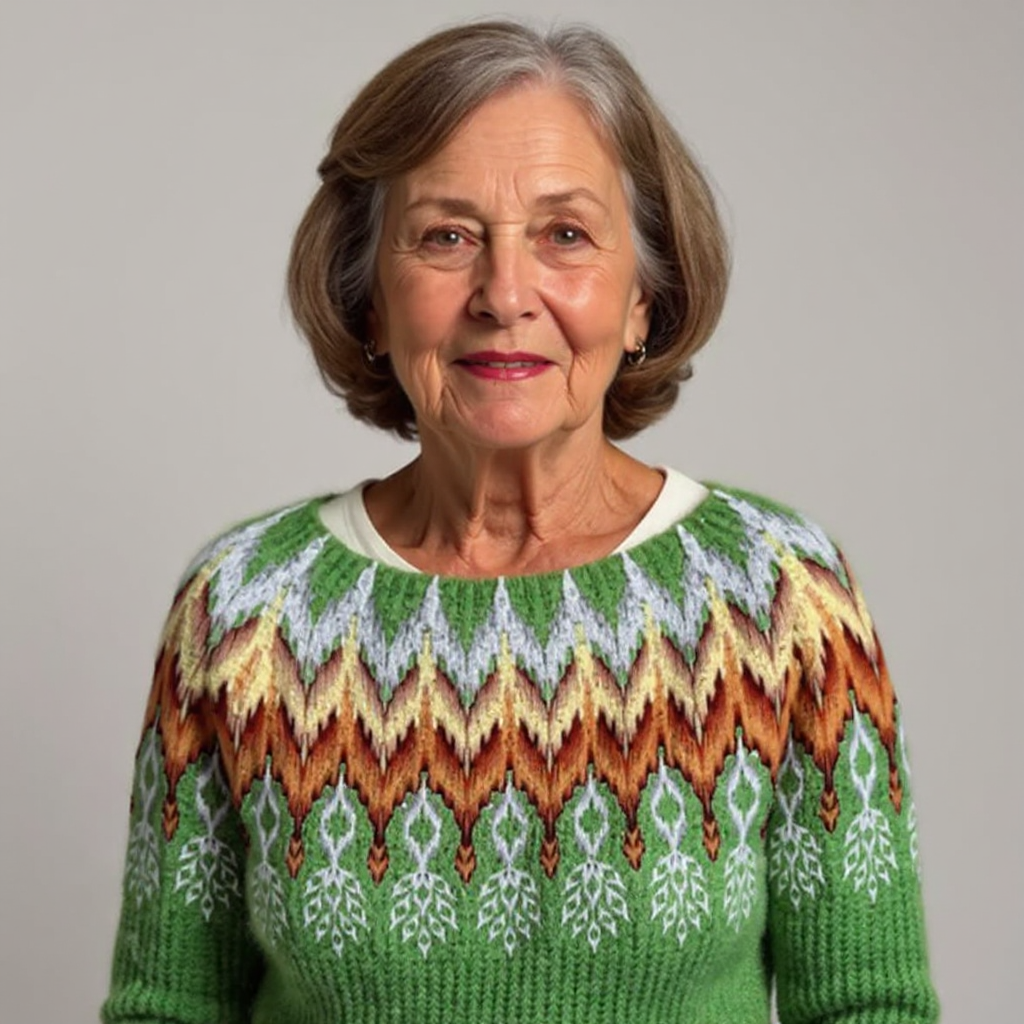 Classic Icelandic Wool Knit Sweater