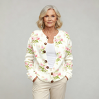 Jessie | Flower Art Cardigan