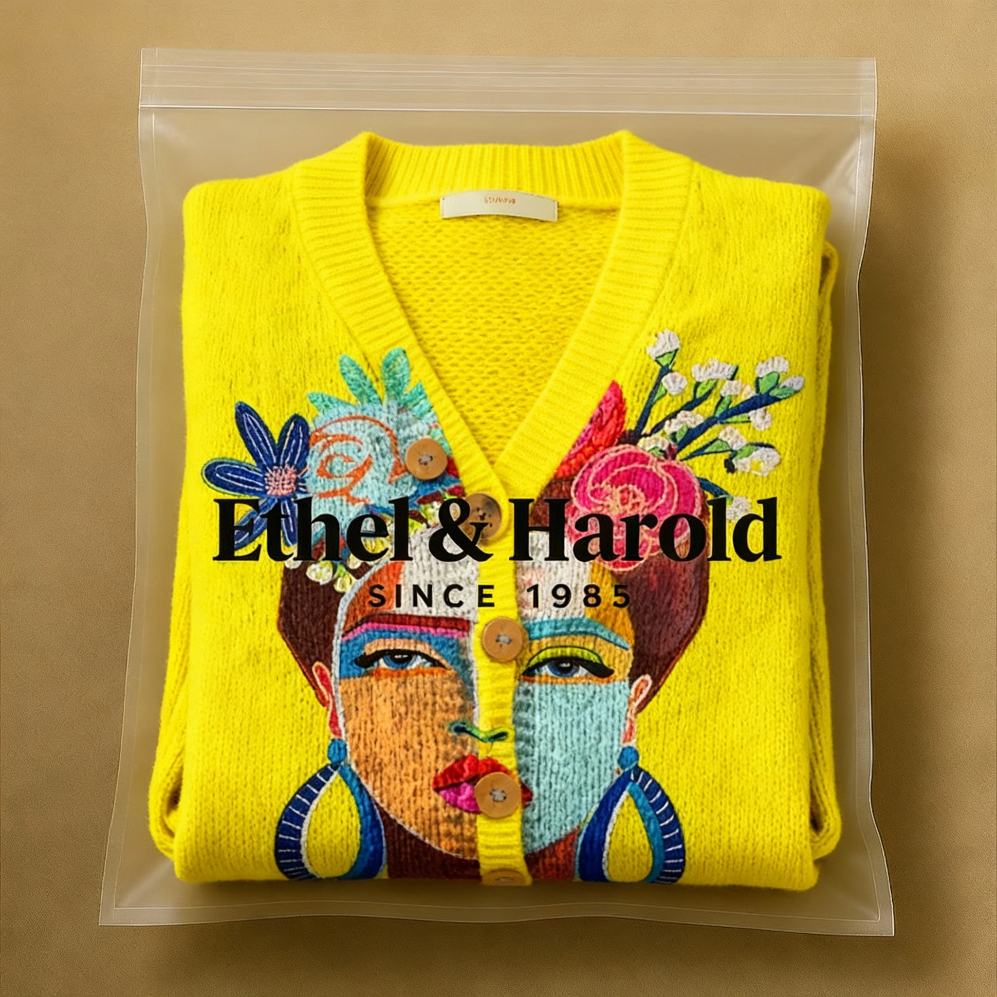 Anna | Art Printed Cardigan